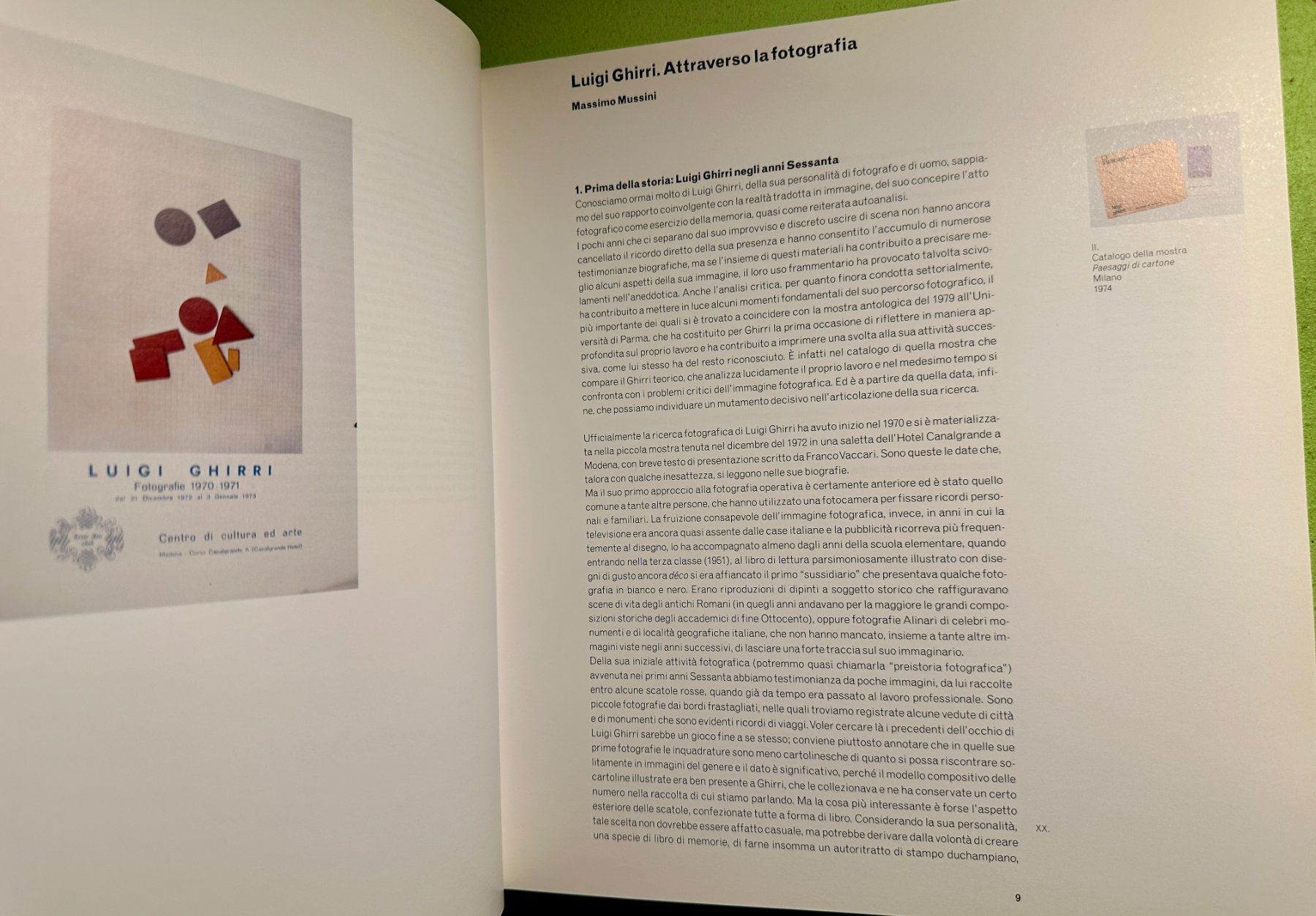 Bücher: Massimo Mussini: Luigi Ghirri. – Gebraucht aus Zürich von allp 5