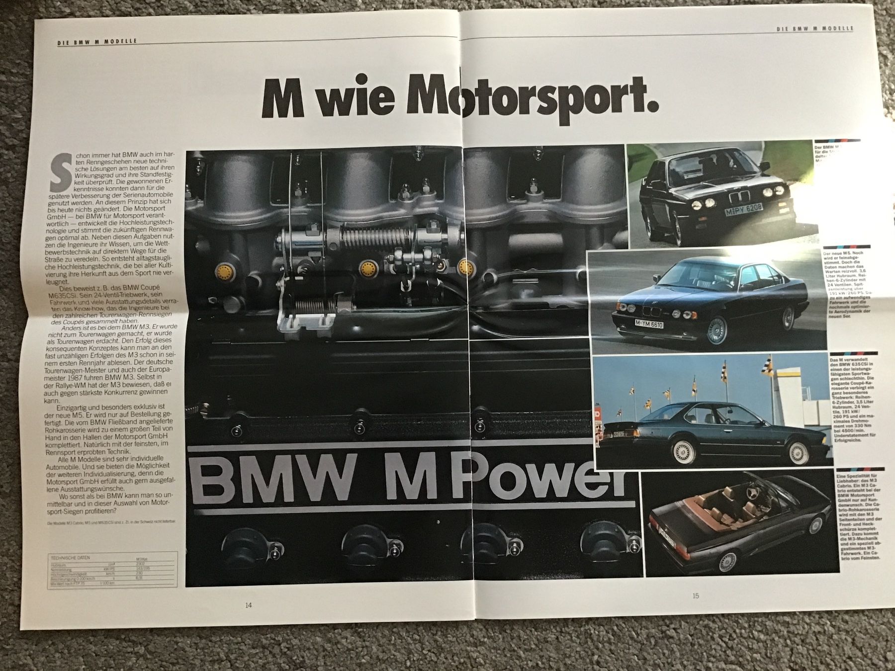 BMW Documenti: BMW Programm 1/1988 Verkaufsprospekt 16 Seiten – Usato da Scherzingen venduto da Starseller62 7