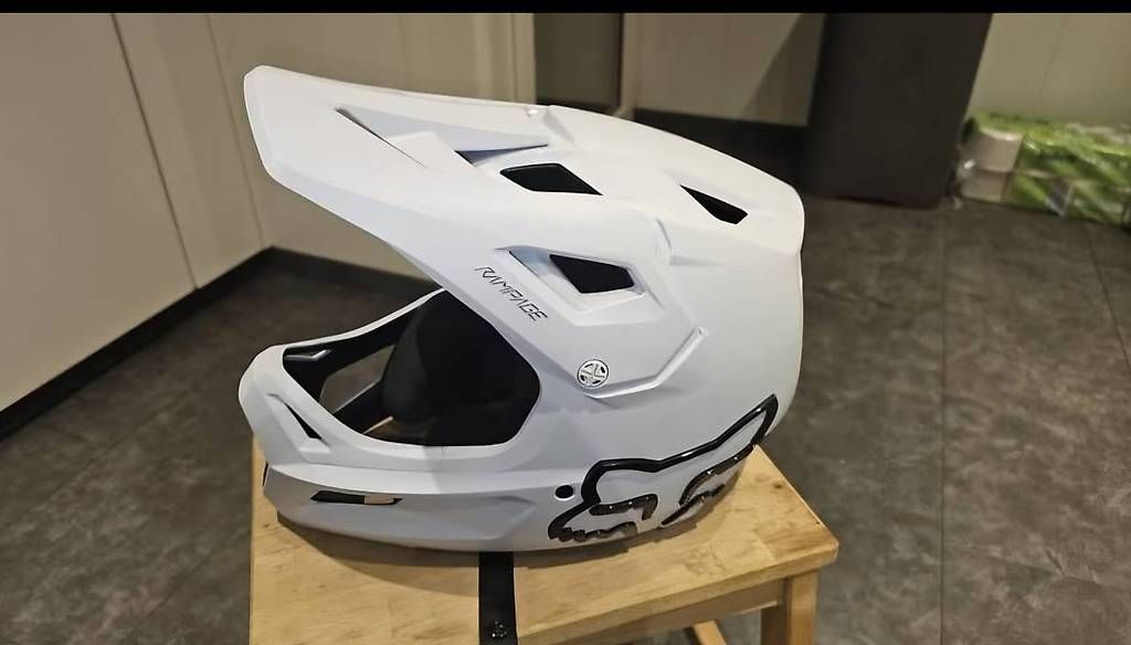 Caschi & visiere: Töffhelm Fox weiss – Nuovo e nell'imballaggio originale da Kerns venduto da durp87