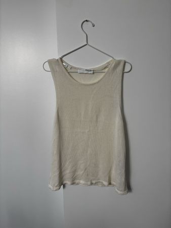 Selected Femme Top Offwhite gestrickt neuwertig