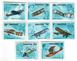 Briefmarken "Flugzeuge". Ruanda