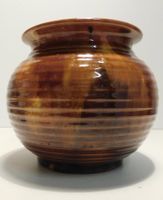 Keramik Vase schlichte Vase kleine 10 cm hoch 12 cm dm
