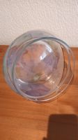 Schale aus Glas, mundgeblasen, veredelt, neu Höhe 12 cm