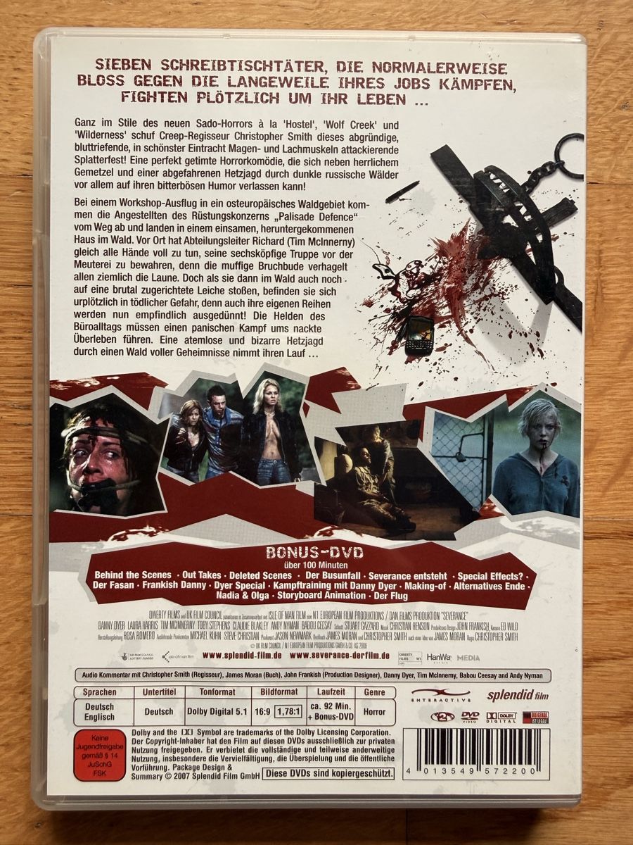 Alle DVDs: Severance - DVD Special Edition – Gebraucht aus Kölliken von nerdorado 1
