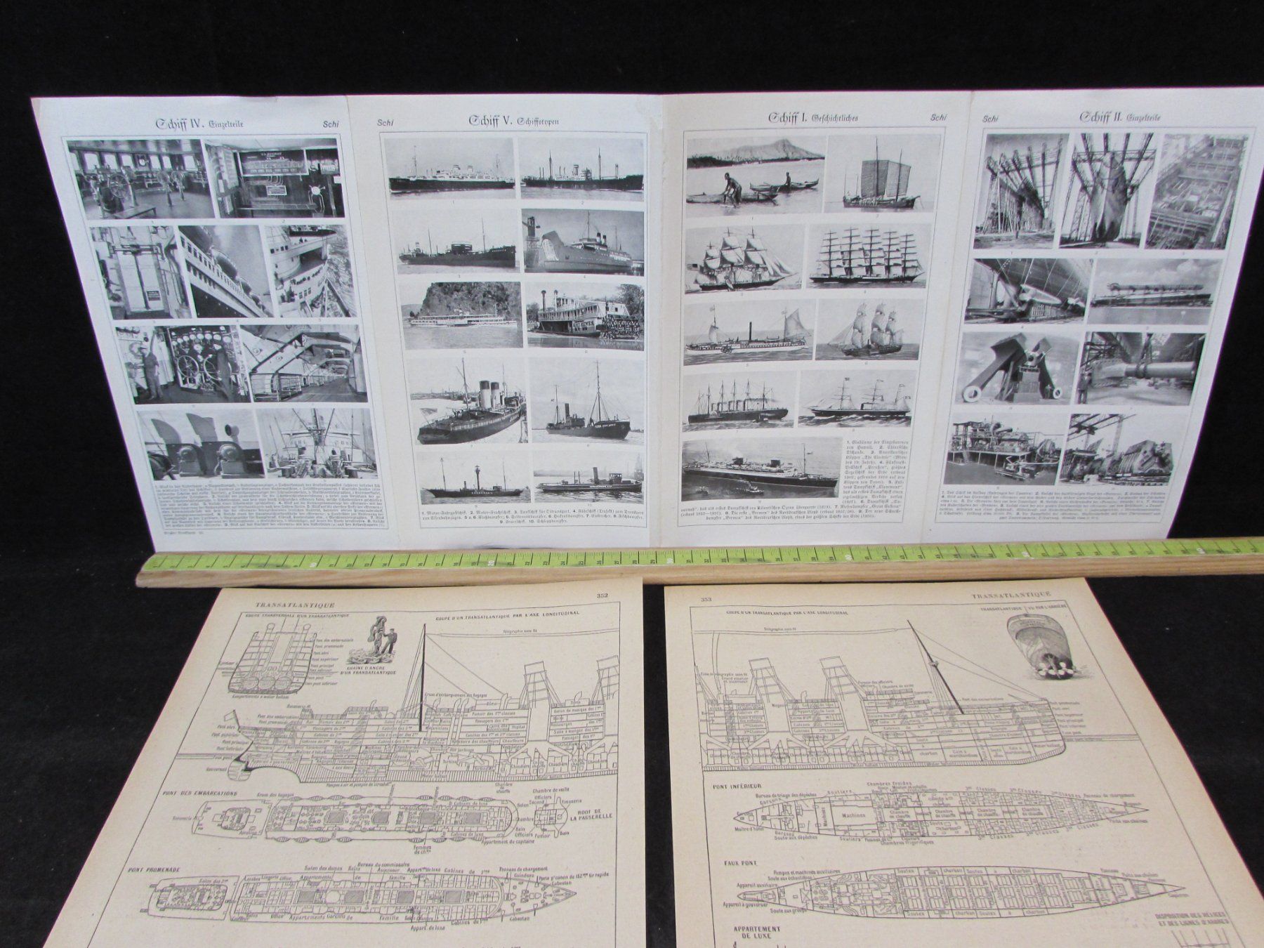 Grafiken & Lithographien: Lot Schiffe/Nautik, 1900 – Gebraucht aus Walchwil von Shells1 3