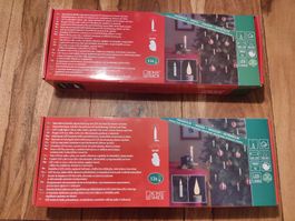 Weihnachtsbaumkerzen LED, kabellos, 2 Packungen je 12 STK
