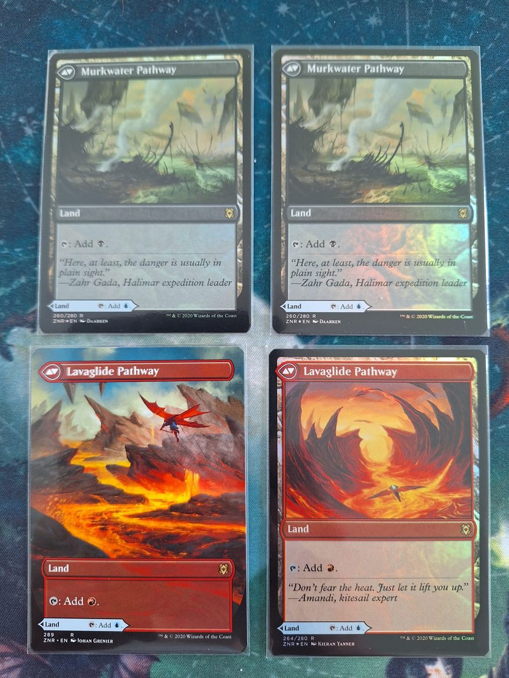 Magic The Gathering Carte collezionabili: 4 Pathway Lands EN , 3x Foil! – Usato da Aarau venduto da bag_t65l 2