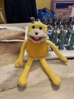 Vintage Handmade Yellow Plush Toy - Quirky & Unique!