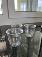 DeLonghi Glasbecher Set 3 Stück Doppelwandig unbenutzt