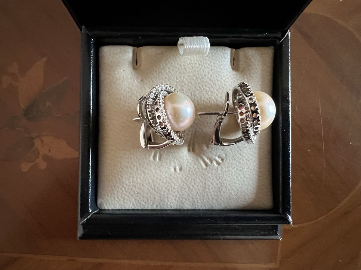 Ohrringe & -stecker: Ohrringe Akoya-Perlen gold mit Brillanten – Neu (gemäss Beschreibung) aus St.Gallen von 303_7fcf 3