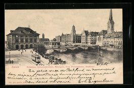 Zürich, Helmhaus, Metropole, Post, Frau