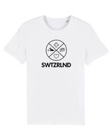 SWTZRLND Herren T-Shirt, weiss, S Schwiiz Schweiz Swiss