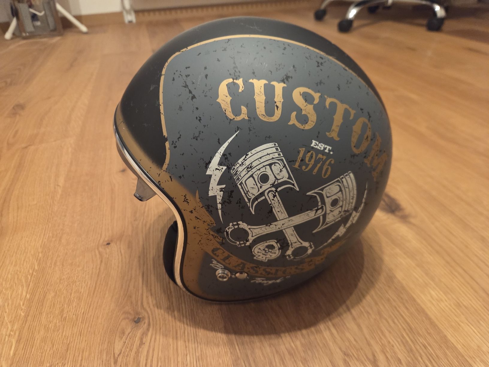 Caschi & visiere: Motorrad Jethelm mit Brille – Usato da Gams venduto da tischi97 3