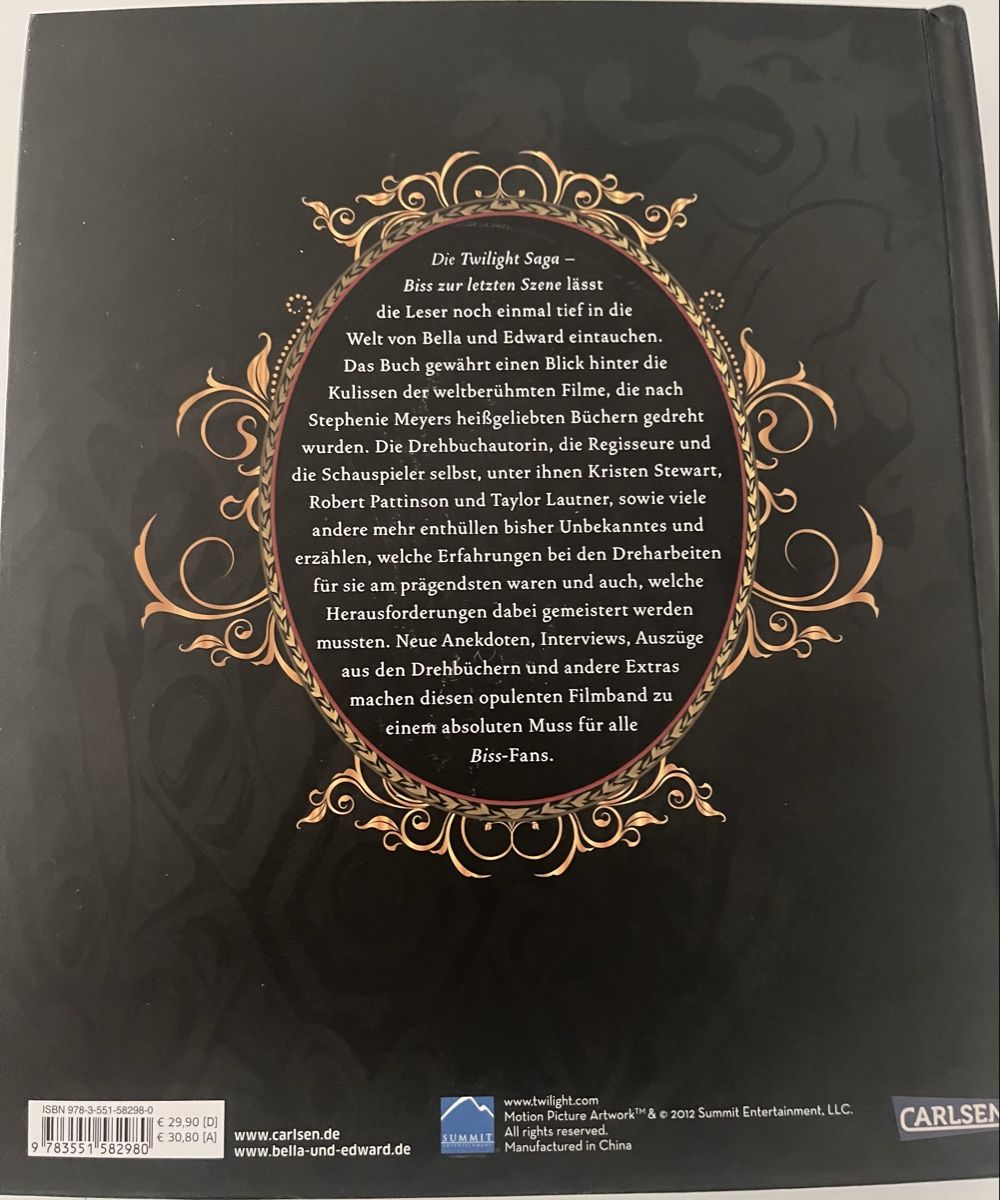 Bücher: Buch twilight saga Fan Buch TOP – Gebraucht aus Recherswil von Solheure66 5