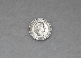 5 centimes/rappen 1883