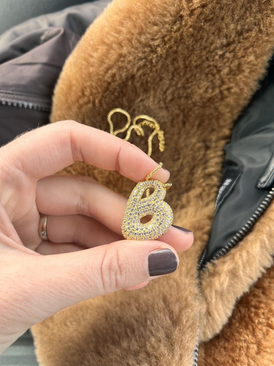 Catenine: Goldene Halskette mit Anhänger Strass – Nuovo e nell'imballaggio originale da Dotzigen venduto da White_Warrior 1
