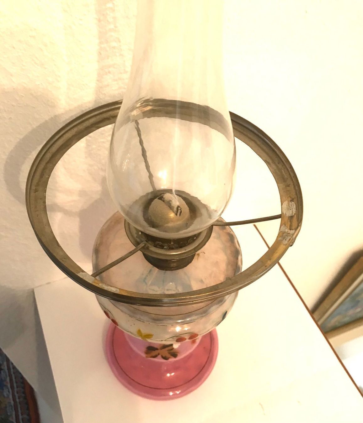 Lampade: Wunderbare Petroleumlampe , antik. – Usato da Füllinsdorf venduto da unda2 1