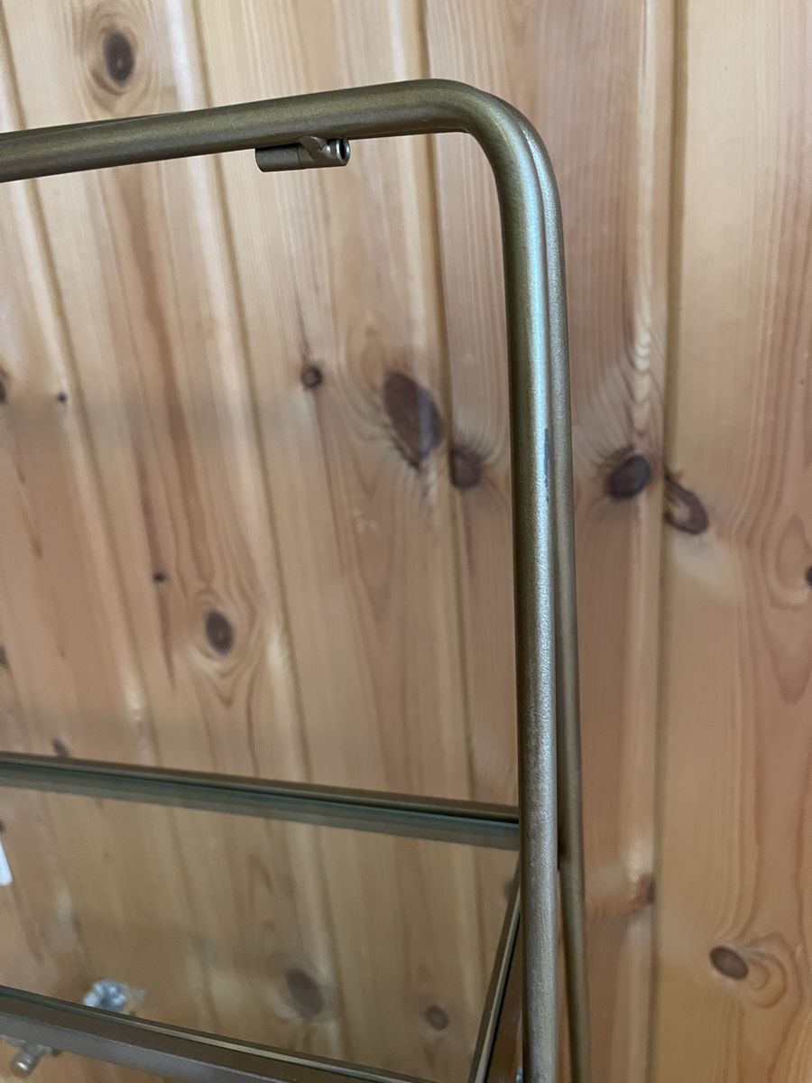 Scaffali: Regal aus Metall mit Glasplatten Messingoptik – Nuovo (secondo la descrizione) da Mels venduto da Atelier-Ale 3