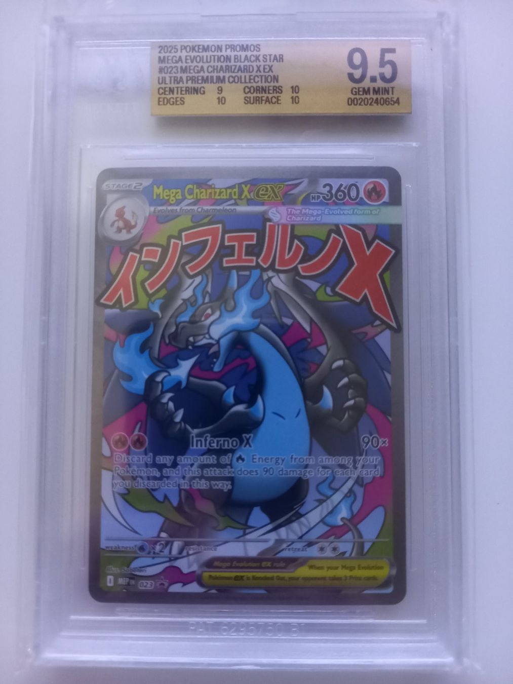 Pokémon Carte collezionabili: Mega Charizard X Ex #23 - Black Star Promos - EN - BGS 9.5 – Nuovo (secondo la descrizione) da Genève venduto da eti_lnc7