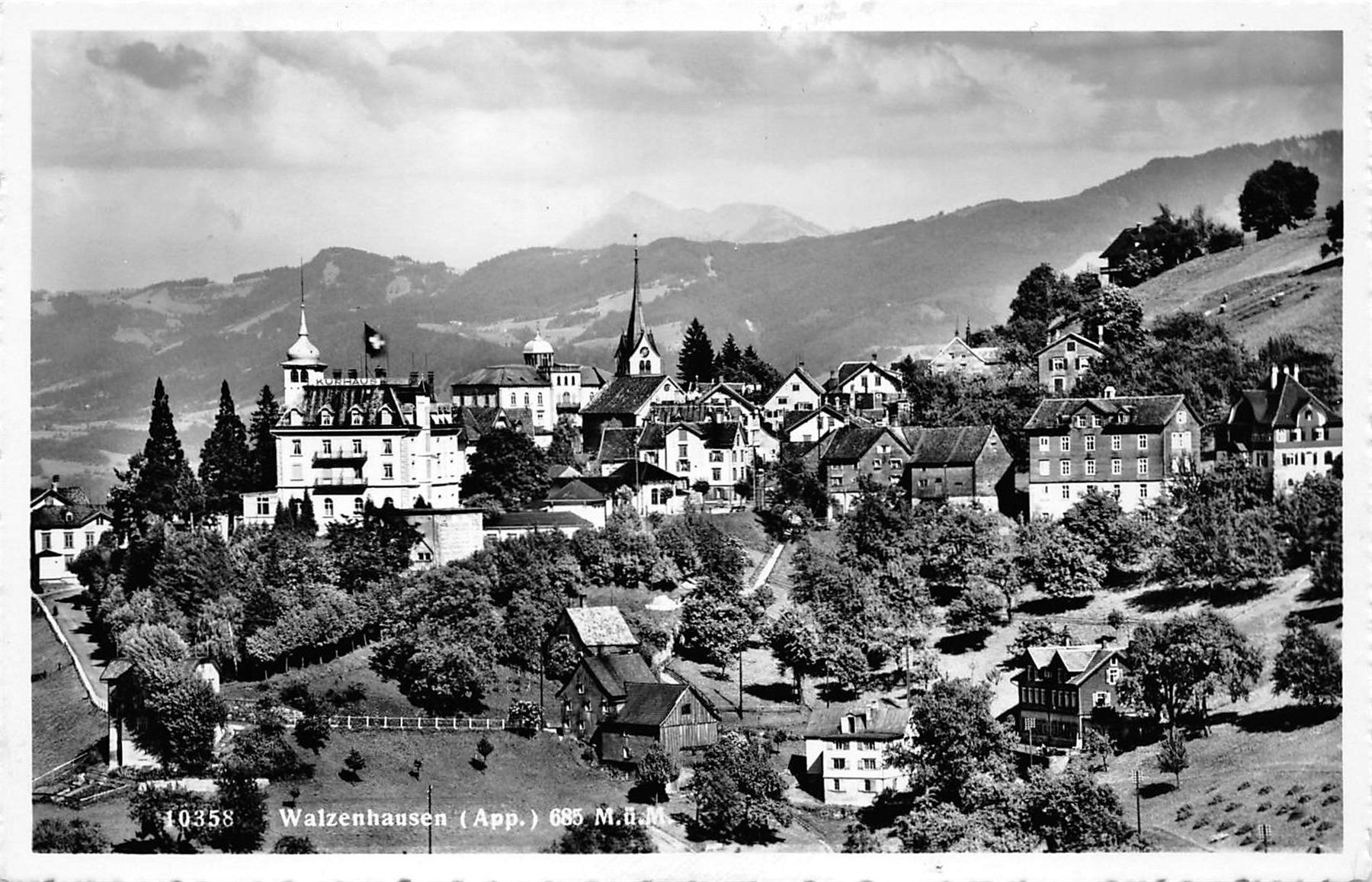 Cartoline postali: Walzenhausen – Usato da Ottikon b.Kemptth. venduto da Neptun1974