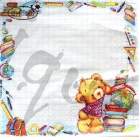 Serviette back to school (1341) 2Stk.