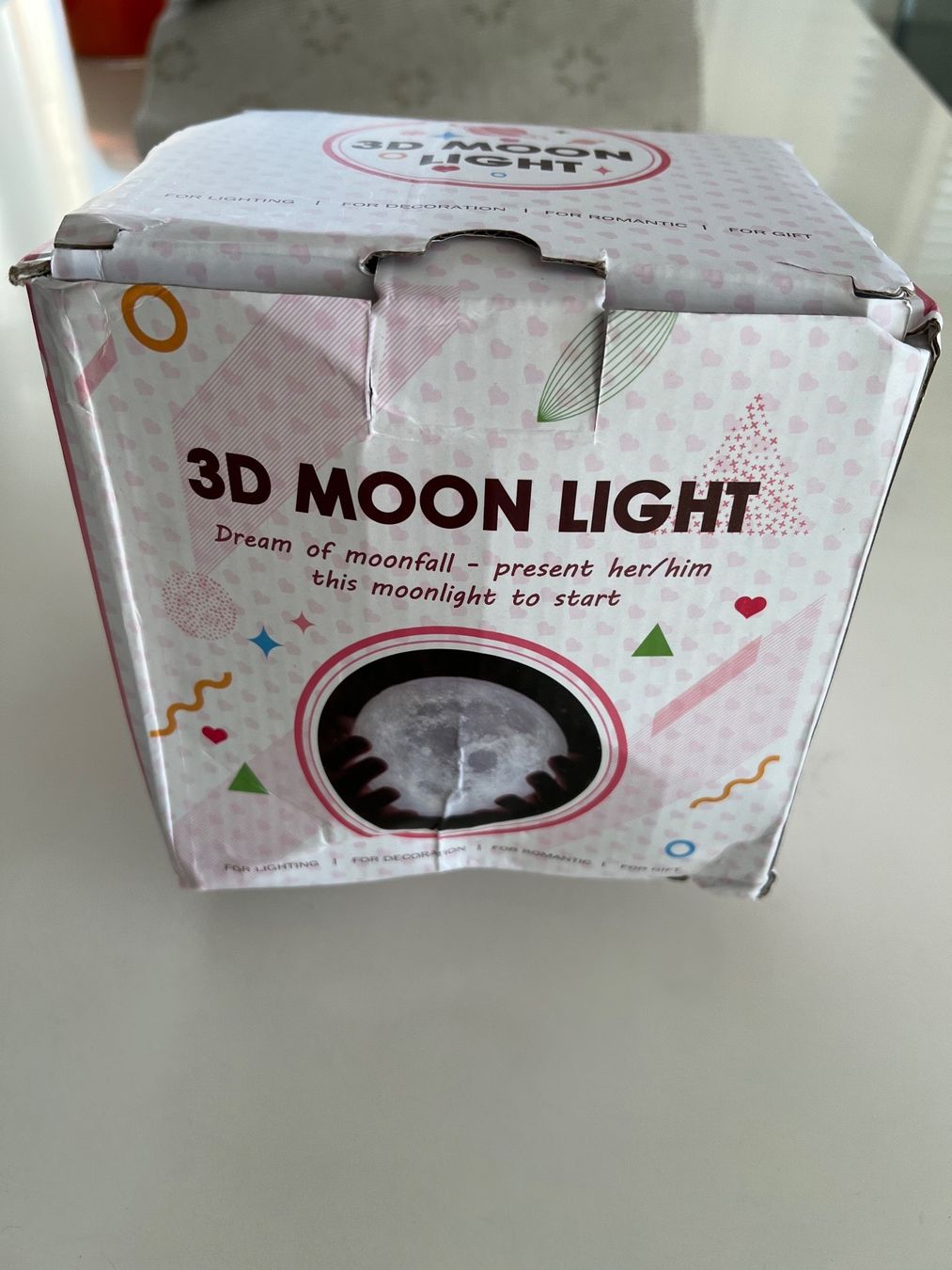 Lampade: Belle lampe lune colorée – Usato da Territet venduto da Supremerockers 2