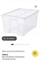 5 Stück IKEA Samla Boxen 45 Liter mit Deckel