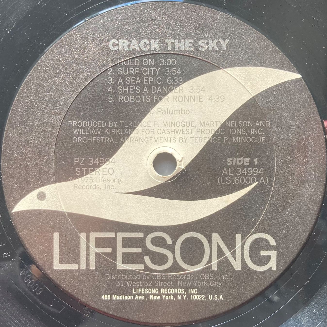 Dischi in vinile: CRACK THE SKY - CRACK THE SKY – Usato da Poliez-Pittet venduto da Newtown-Records 3