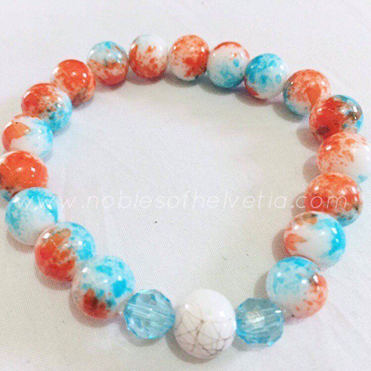 Armbänder & -reifen: 027 Marmor-Kieferbrecher-Süßigkeitsarmba – Neu (gemäss Beschreibung) aus Sion von NoblesOfHelvetia