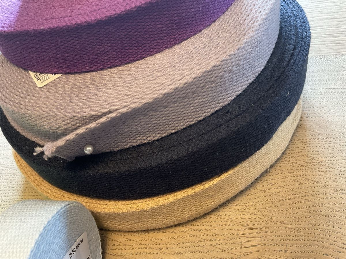 Nastri decorativi: Baumwoll Band Webbband Taschenband – Nuovo (secondo la descrizione) da Oerlingen venduto da MarinaKnacknuss 2