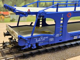 Electrotren 6006 _ SNFC Autotransporter HISPANAUTO _ DC _ H0