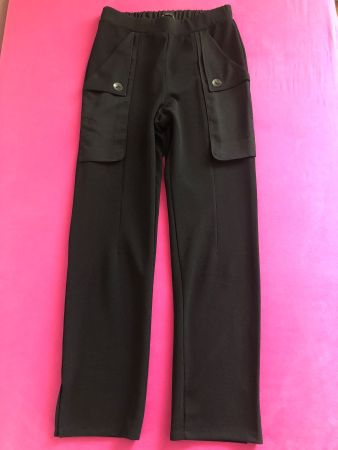 ZARA SOMMERHOSE, GR. S, SCHWARZ, GROSSE TASCHEN, LEICHT