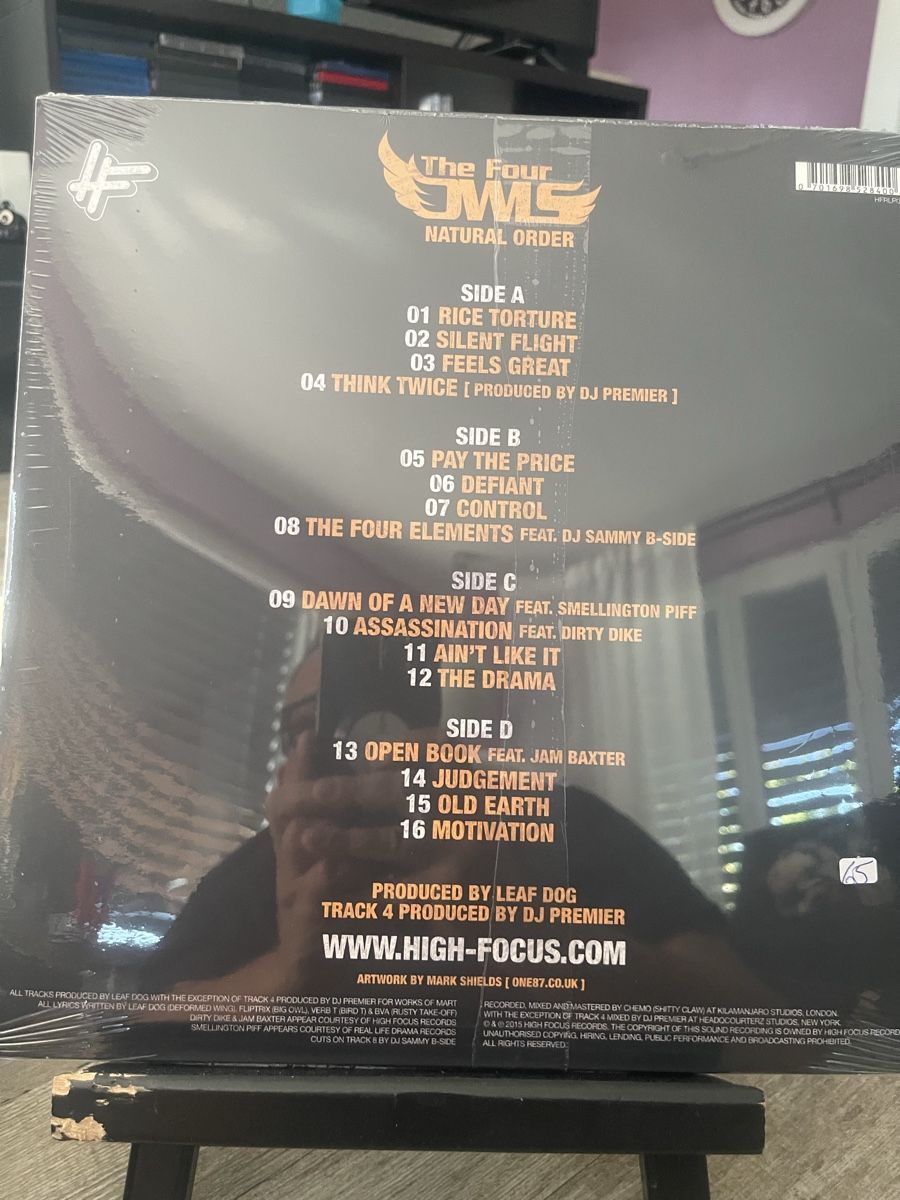 Vinyles: The Four Owls / Natural Order  – Neuf avec emballage d'origine à Dagmersellen par stonefinger 1