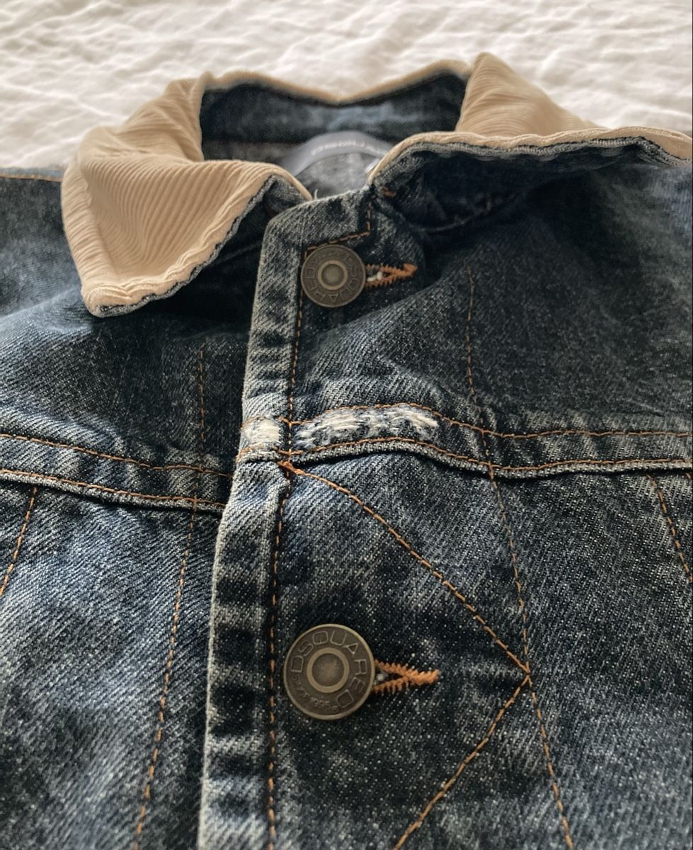 Dsquared2 Gilet & Giacche: Dsquared2 Herrenweste Denim und Strick 52 – Usato da Zürich venduto da mainau16 3