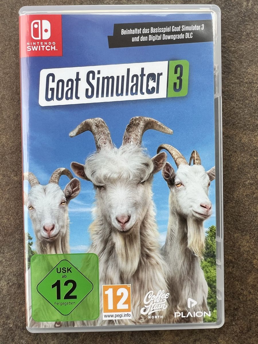Spiele: Nintendo Switch Spiel Goat Simulator 3 – Neu (gemäss Beschreibung) aus Kradolf von Sulgi