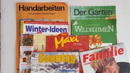 6 versch. Bastel - Handarbeits Hefte