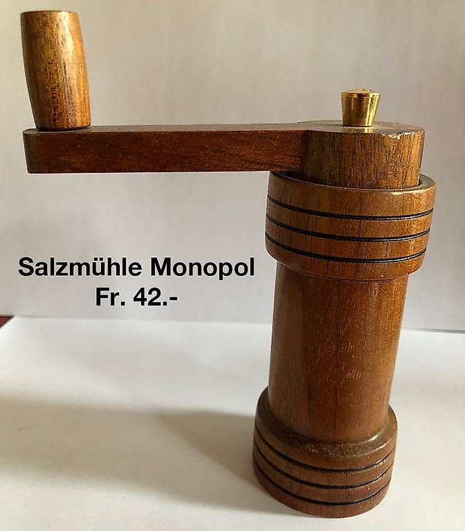 Geschirrsets: Menage-Set Mahagoniholz spezial – Gebraucht aus Uzwil von Kurtaltherr 2