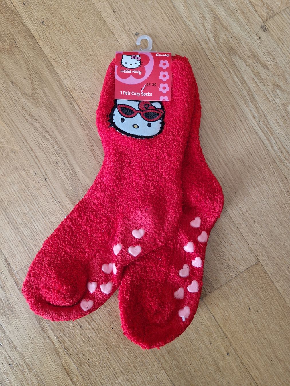 Calze per bambini: Chaussettes Hello Kitty rouges taille 27-30 Neuves! – Nuovo e nell'imballaggio originale da Penthaz venduto da Sosotroc