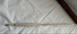 Antikes Alkoholometer nach Tralles und Cartier mit Etui
