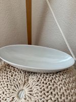 Weisse Servierplatte, Porzellan, Top Zustand, Oval 🍽️
