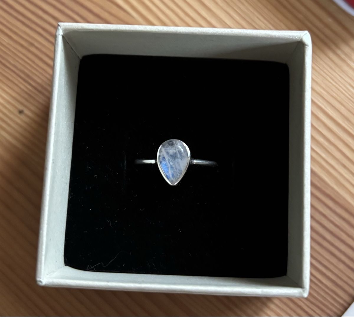 Anelli: Ring Silber 925 Mondstein – Nuovo e nell'imballaggio originale da Erlinsbach venduto da moseco