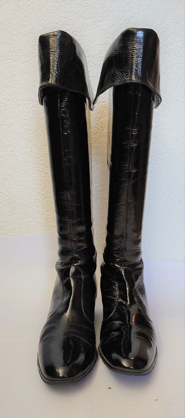Scarpe da donna: Fancy Stiefel, Lack-Leder, Grösse 37 – Nuovo (secondo la descrizione) da Wildegg venduto da Sunburg 2