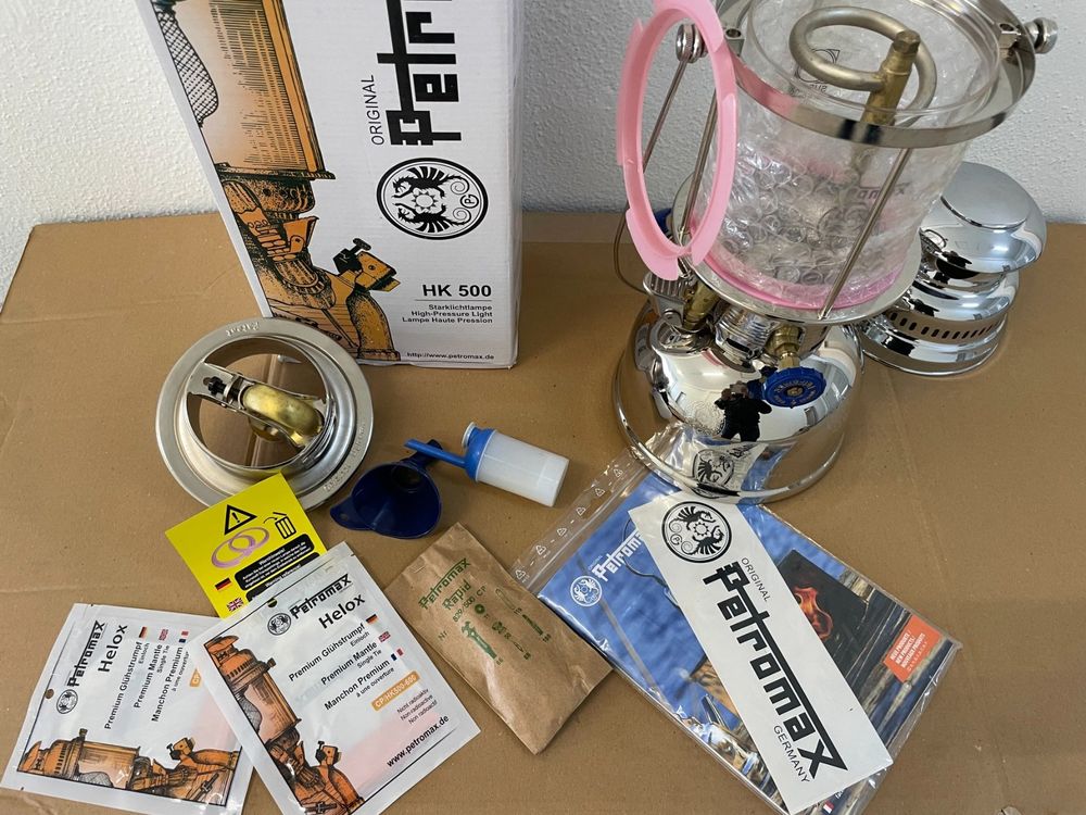 Suspension De Lampe Petromax 150 Vollkardanique Chromée - Réf 2105