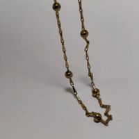 Short Gold plated chain vintage #C9