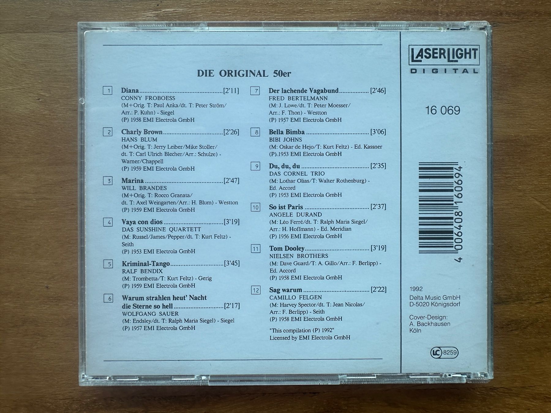CDs: Die Original 50er - Musik CD - Kult Hits - Klassiker – Gebraucht aus Horgen von flyingpenguin2000 2