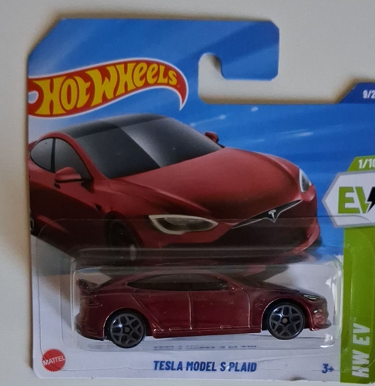 Hot Wheels Modellini d'auto: Hot Wheels Tesla Model S Plaid, Rot – Nuovo e nell'imballaggio originale da Dietikon venduto da RevoPlay