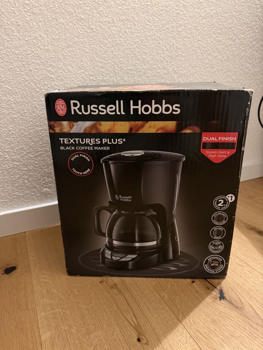 Russell Hobbs Macchine per caffè & Macchine per espresso: Russell Hobbs Kaffeemaschine Textures Plus+  – Usato da Wangen b. Olten venduto da esma010