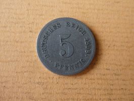 Dt. Reich 1898 G, 5 Pfennig