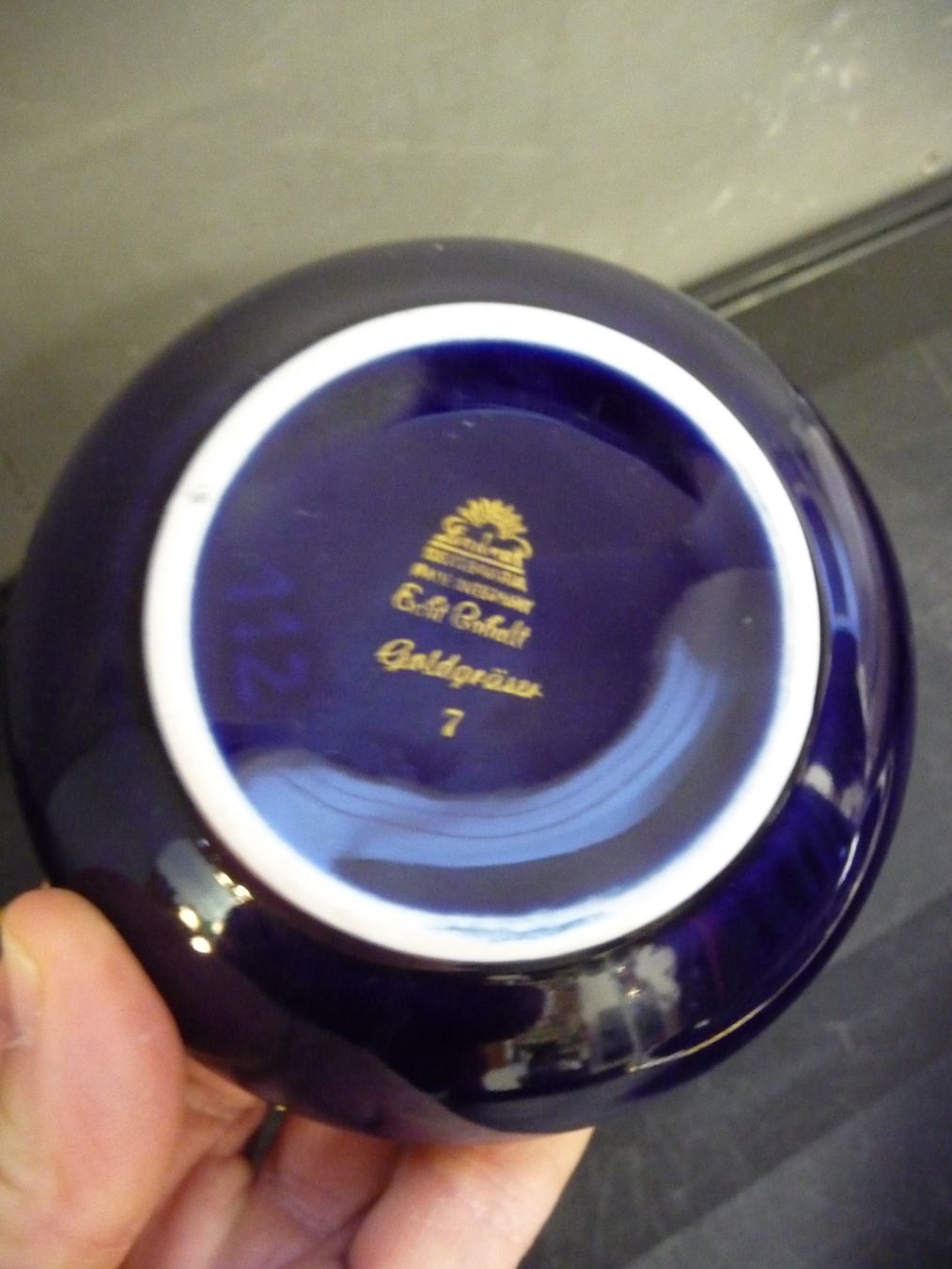 Lindner Piatti: 1 Dose + 1 Schale Lindner Echt Cobalt Goldgräser – Usato da Rafz venduto da Powacaddy 5