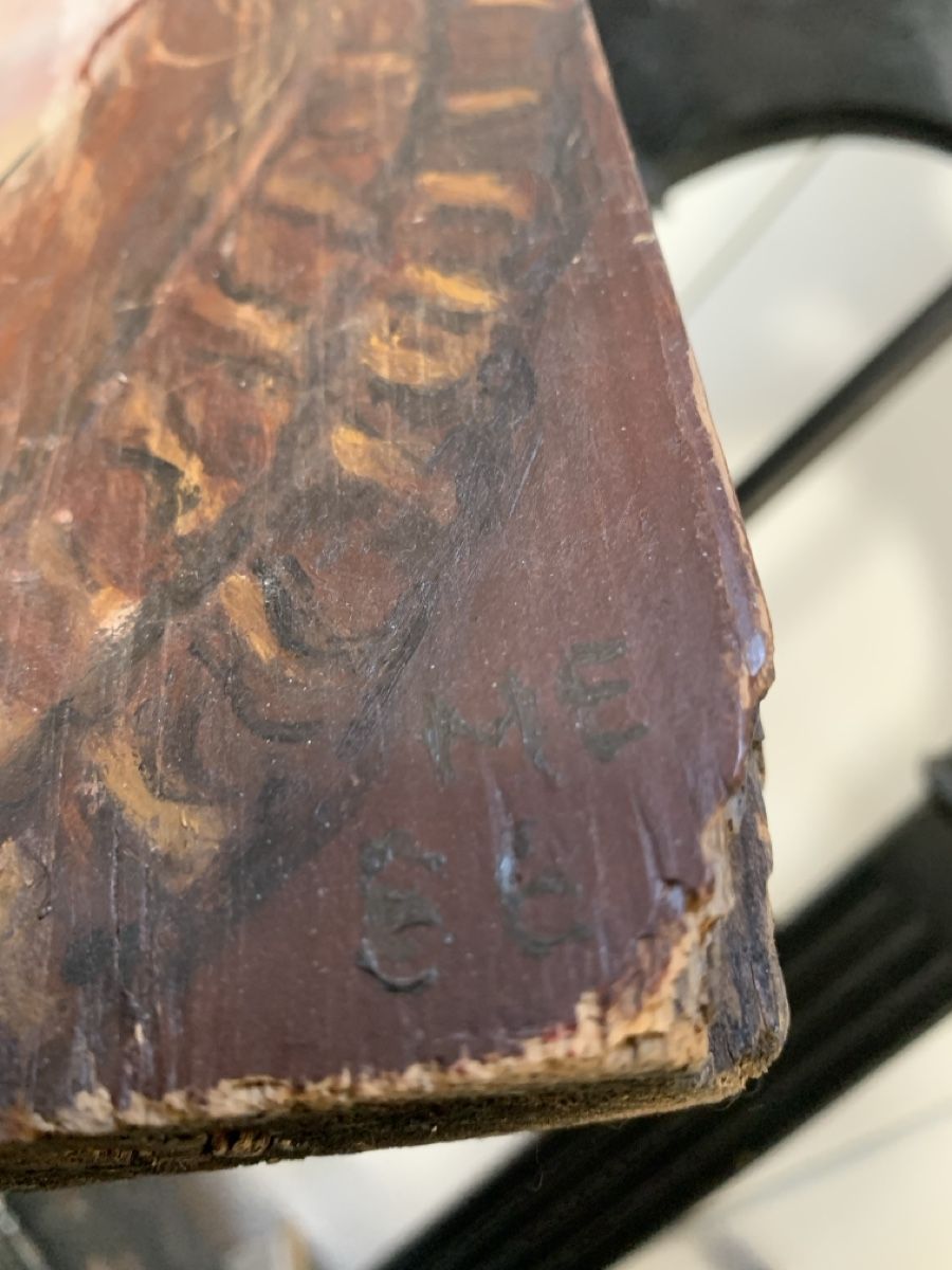 Gemälde: Interessantes Monogramm M.E. 86 – Gebraucht aus Wolfhalden von SecondAntique 2
